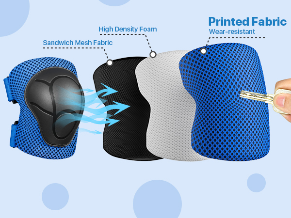 kids knee pads and elbow pads set