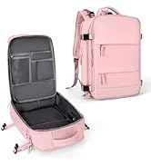 HFLYJPYW Travel Backpack for Women, Carry On Backpack with USB Charging Port Shoe Pouch, TSA 15.6...