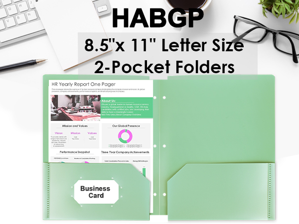 folders with pockets