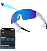 Zigtik AI Smart Glasses with Camera, Polarized Sunglasses with Camera, UV400 Lens, ChatGPT Enable...