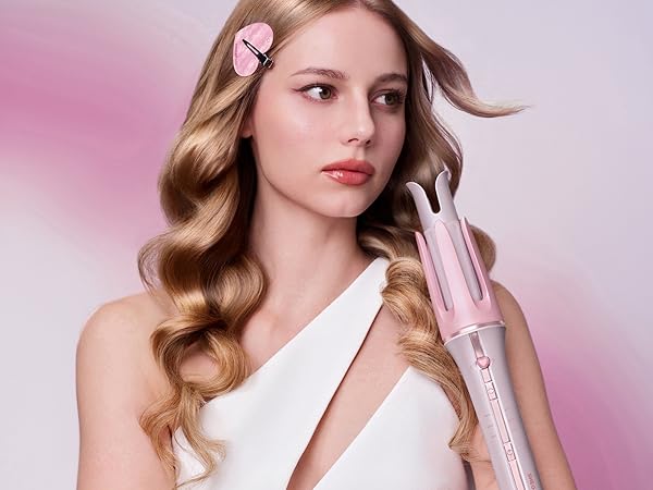 pink auto curler