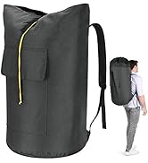 Laundry Backpack Bag, 115L Extra Large Laundry Bag with straps, Heavy Duty Laundry Bag Backpack, ...