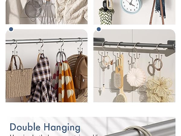 Double Sided Shower Hooks