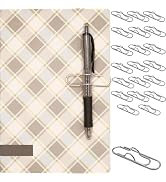 Multifunctional Pen Clips,20pcs Portable Metal Paper Clips Large Size Office School Supplies,Pen ...
