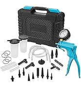 DURATECH 2 in 1 Brake Bleeder Kit, Brake Fluid Bleeder Kit with Handheld Vacuum Pump, for Automot...