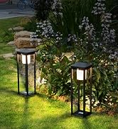 BRIMMEL Solar Outdoor Wall Light Solar Outdoor Floor Lamp Motion Sensor Wireless 60W 10 Hours Bat...