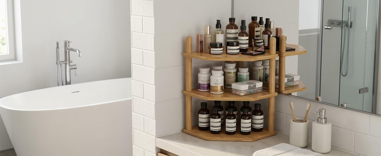 Corner Shelf for Bathroom