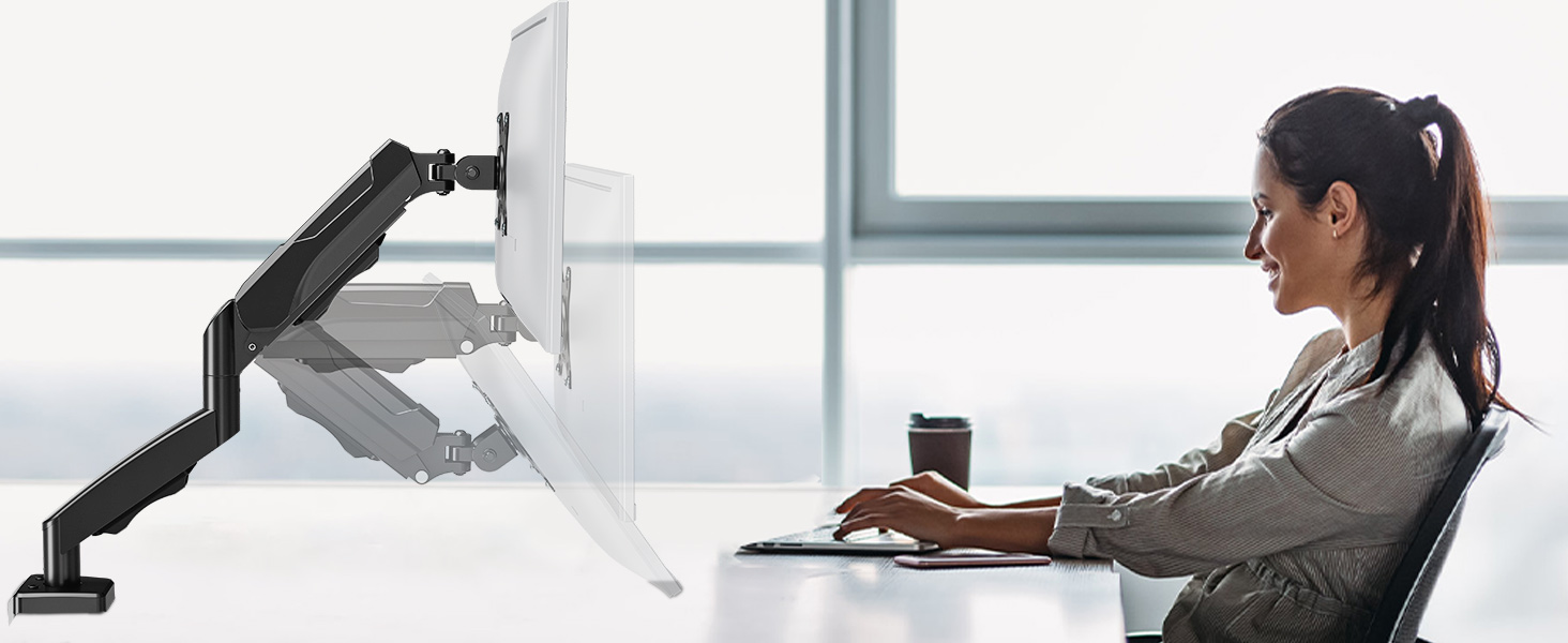 single monitor desk mount