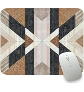 Western Mouse Pad Brown Small Mousepads Rectangle Cowboys Travel Computer Mouse Pad for Laptop, R...