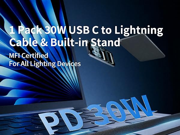 usb c to lightning cable with stand usb c to lightning stand cable usb c to lightning stand charger