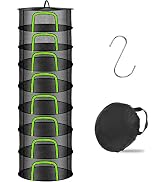 Coopache Herb Drying Rack Hanging Mesh Dry Net Basket for Herbs Plants Flower Vegetables Spices F...