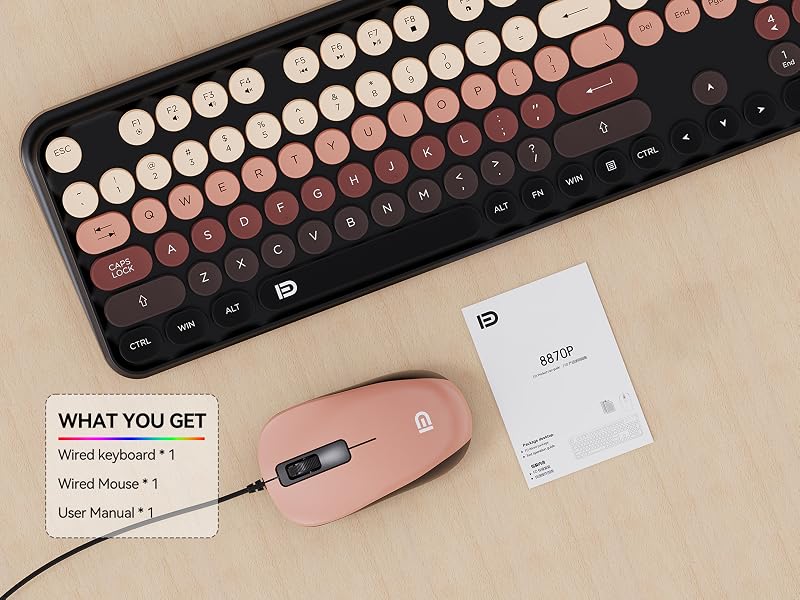 wired mouse and keyboard combo