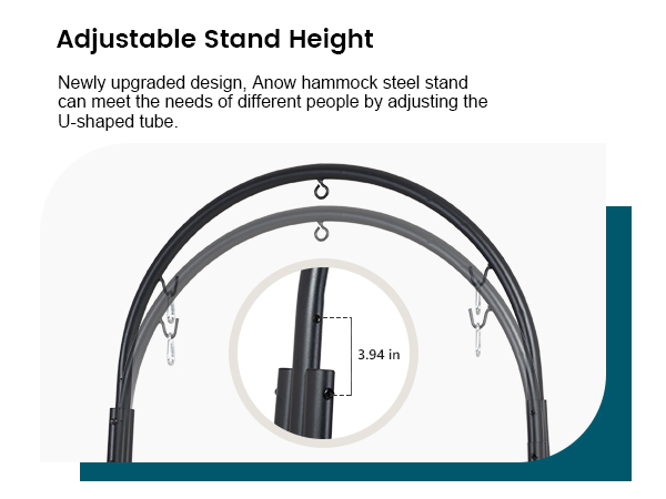 adjustable hammock chair stand