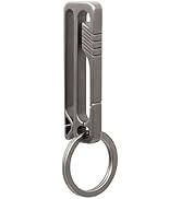 Green Beret Tactical Titanium Key Holder Heavy Duty Quick Release Keychain Clip with Key Ring for...