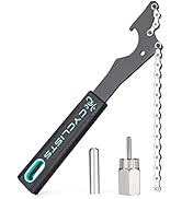 Bike Cassette Removal Tool Kit-Bicycle Sprocket Removal Tools- Chain Whip & Lockring Tool With 5m...