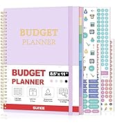 SUNEE Budget Planner - Monthly Budget Book with Expense Tracker Notebook, A4(8.5" x 11") Undated ...
