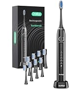 ORAFLIPP Sonic Electric Toothbrush - 40,000 VPM Power Toothbrush with 5 Modes, Smart Timer & Mode...