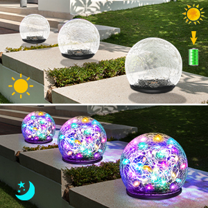solar ball lights outdoor