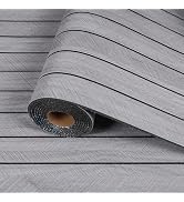 CRE8TIVE Light Grey Herringbone 3D Wood Wall Panels Peel and Stick 12"x118" | Faux Wood Slat Wall...