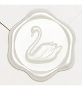 UNIQOOO Wax Seal Stickers - 3D Vintage Swan Wedding Invitation Envelope Seal Stickers, 50 Pcs Sel...