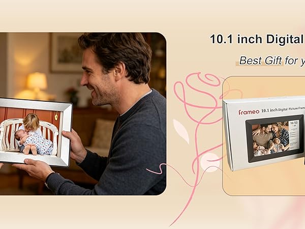 digital picture frame large