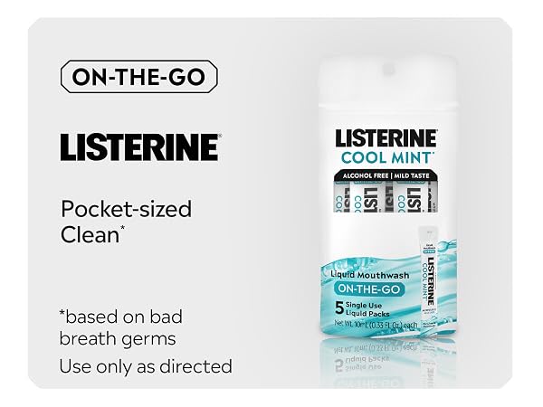 On the go - Listerine - pocket sized clean
