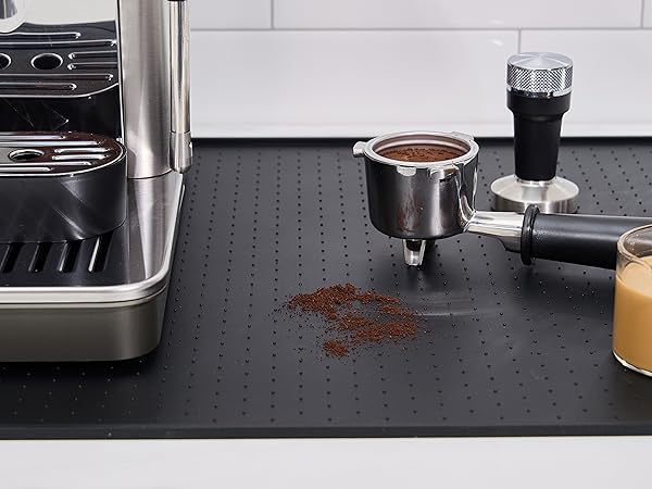 Coffee mat, coffee bar mat, dish drying mat
