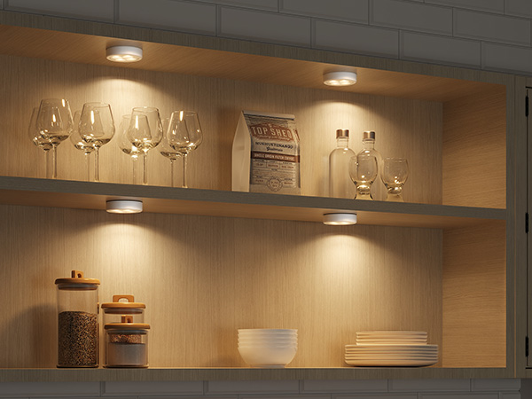 small lights for shelves