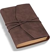 MINICAGIE Vintage Journal for Women Men Leather Bound Journaling Notebook Diary 160 Pages Book of...