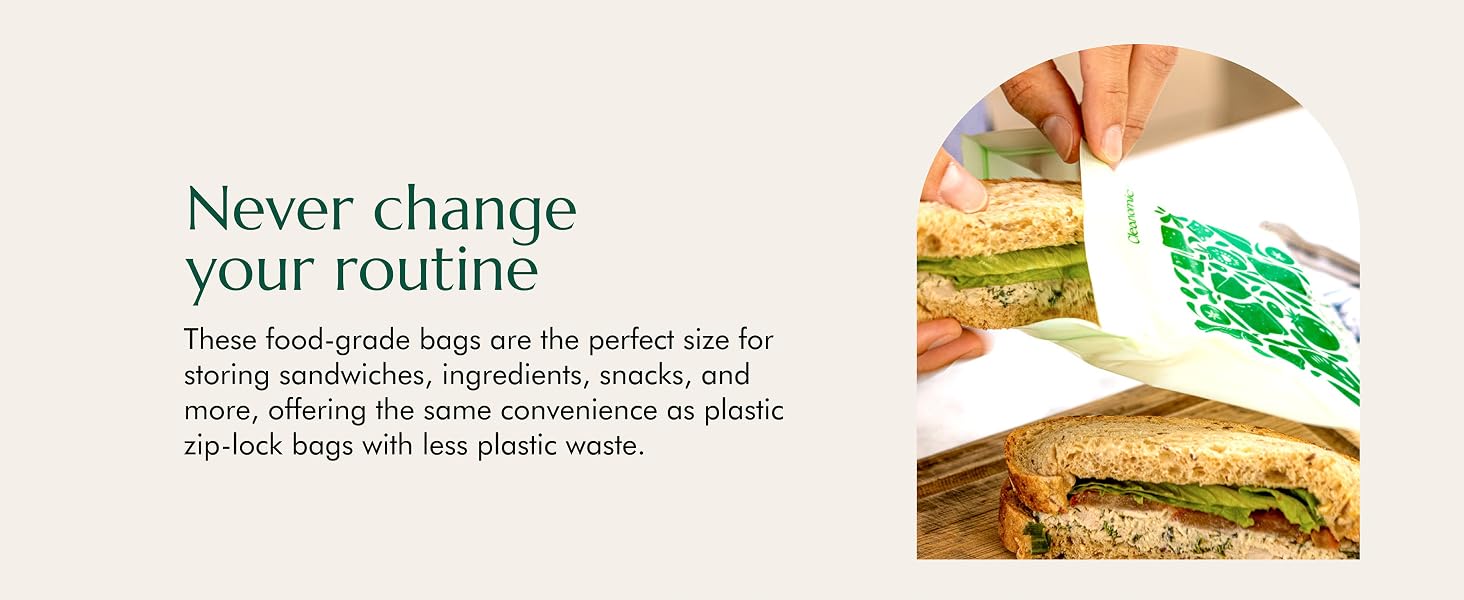 cleanomic sandwich zip bag