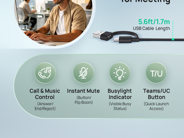 noise cancelling headset for work