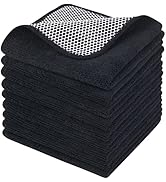 KinHwa Kitchen Washcloths for Dishes Absorbent Microfiber Dish Cloths Quick Dry Dish Rags with Po...