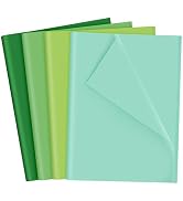 NEBURORA 108Sheets Green Gift Wrapping Paper Multicolor Wrap Tissue Paper for Saint Patrick's Day...