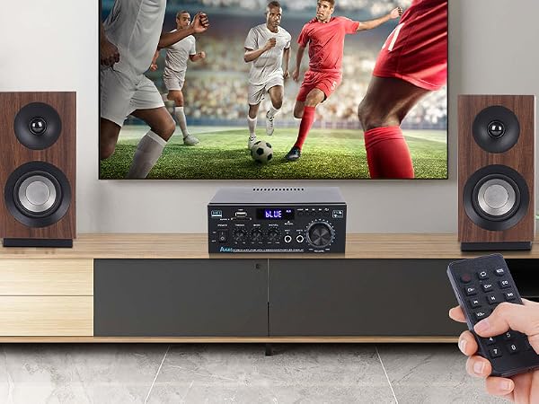 Bluetooth 5.0 Amplifier Stereo Home Audio Amp