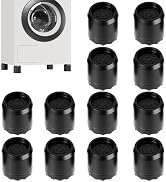 Anti Vibration Pads for Washing Machine with Strong Suction Cup, 12 PCS Non Slip and Noise Cancel...