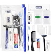 Basic Toiletry Kits, Individually Packed, Personal Hygiene Bulk Homeless Care Package Supplies