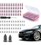 Cupofpet 100 Pcs Tire Plugs Screw Type, Professional Grade Emergency Tire Screw Plug Repair Kit w...