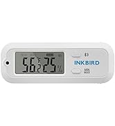 Inkbird Mini Digital Thermometer and Hygrometer, Temperature Humidity Bluetooth Smart Sensor, for...