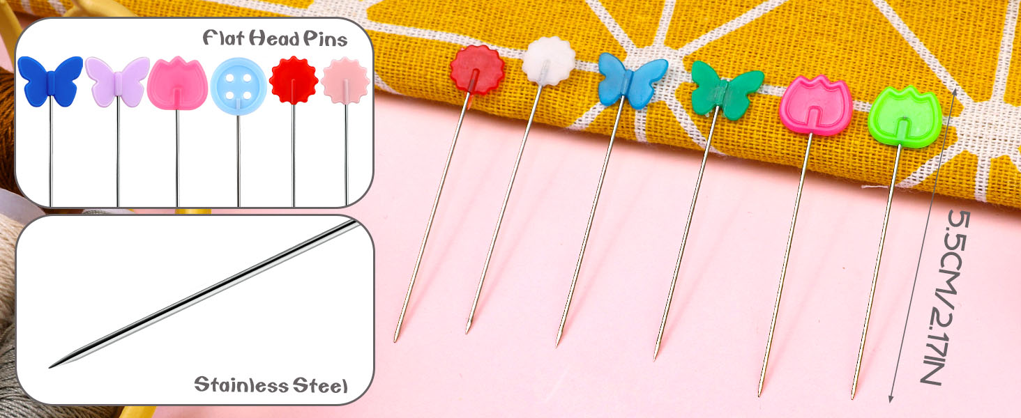 straight pins