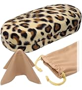 MyEyeglassCase - Large Sunglasses Case - Hard Glasses Case Holder w/Pouch & Cloth - Eyeglass Case...
