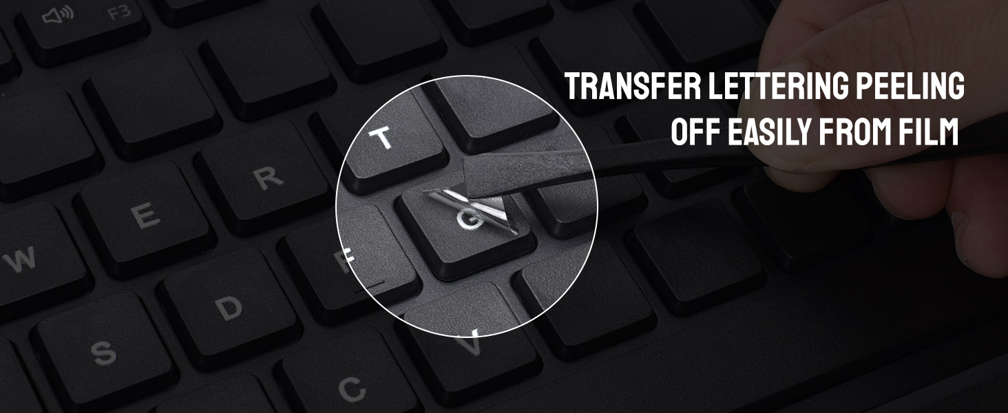 Keyboard Letter Sticker