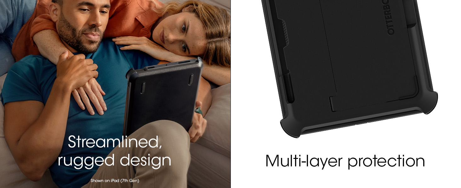 otterbox defender case, ipad 10th gen case, black defender case, ipad 10th gen case, otterbox ipad