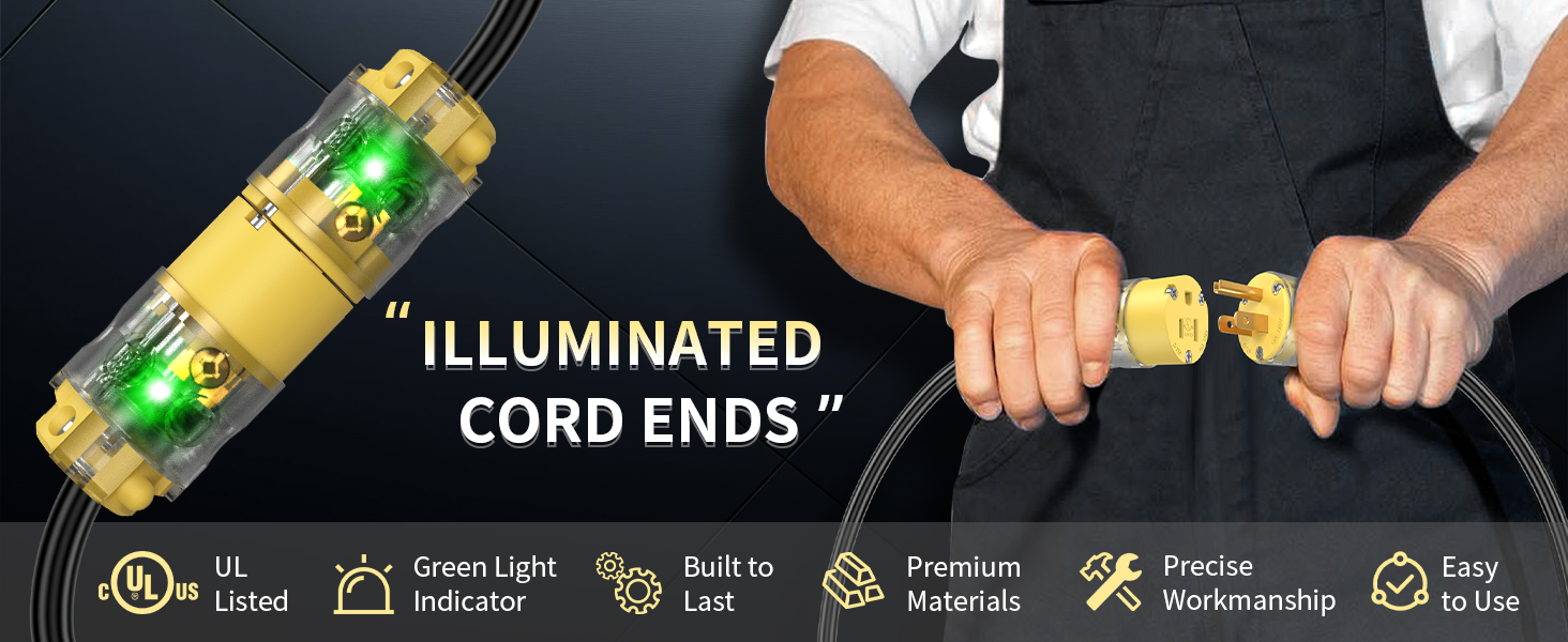 Lighted Cord Ends