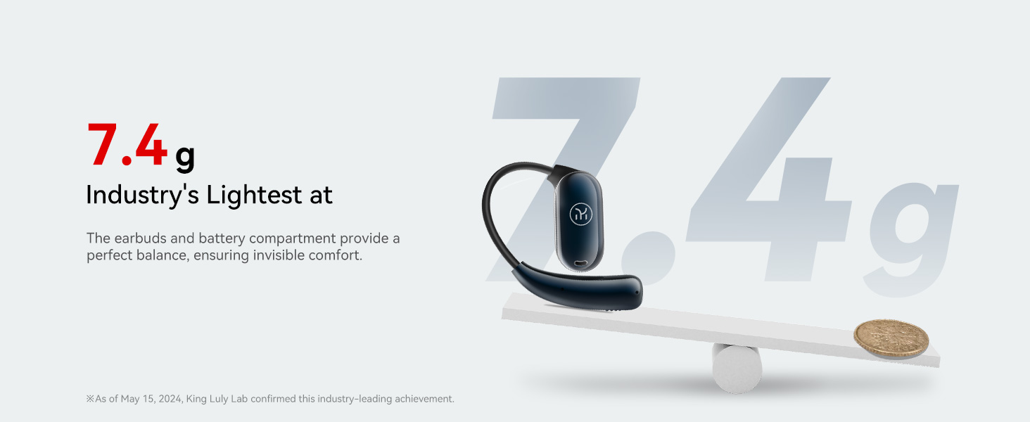 lightweight open ear headphones