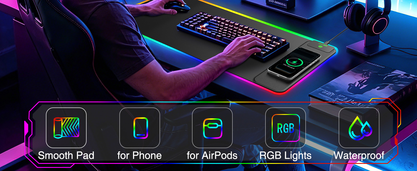 rgb mouse pad