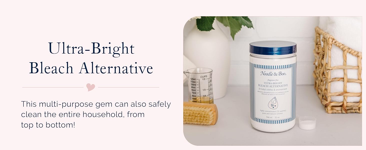 Ultra-Safe Laundry Detergent - Fragrance Free - Bleach Alternative