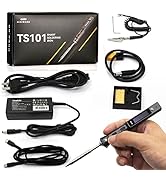 NovelLife Original TS101 Electric Soldering Iron Kit Adjustable Temperature Smart Digital Screen ...