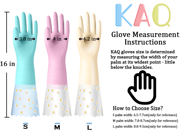Cotton Lining Washing Glove