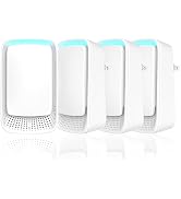 Plug-In Ion Air Purifier (4-Pack), Negative Ion Generator, Home Air Ionizer, Silent Filterless Po...