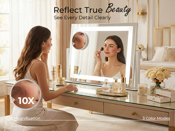 orelease Vanity Mirror with Lights W3302